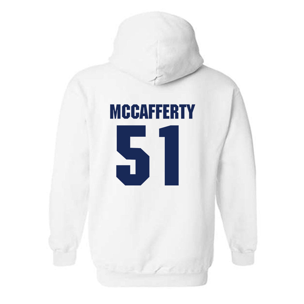 Marquette - NCAA Men's Lacrosse : Easton McCafferty - Sports Shersey Hooded Sweatshirt-1