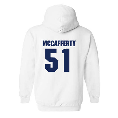 Marquette - NCAA Men's Lacrosse : Easton McCafferty - Sports Shersey Hooded Sweatshirt-1