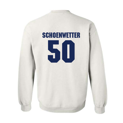 Marquette - NCAA Men's Lacrosse : Jack Schoenwetter - Sports Shersey Crewneck Sweatshirt