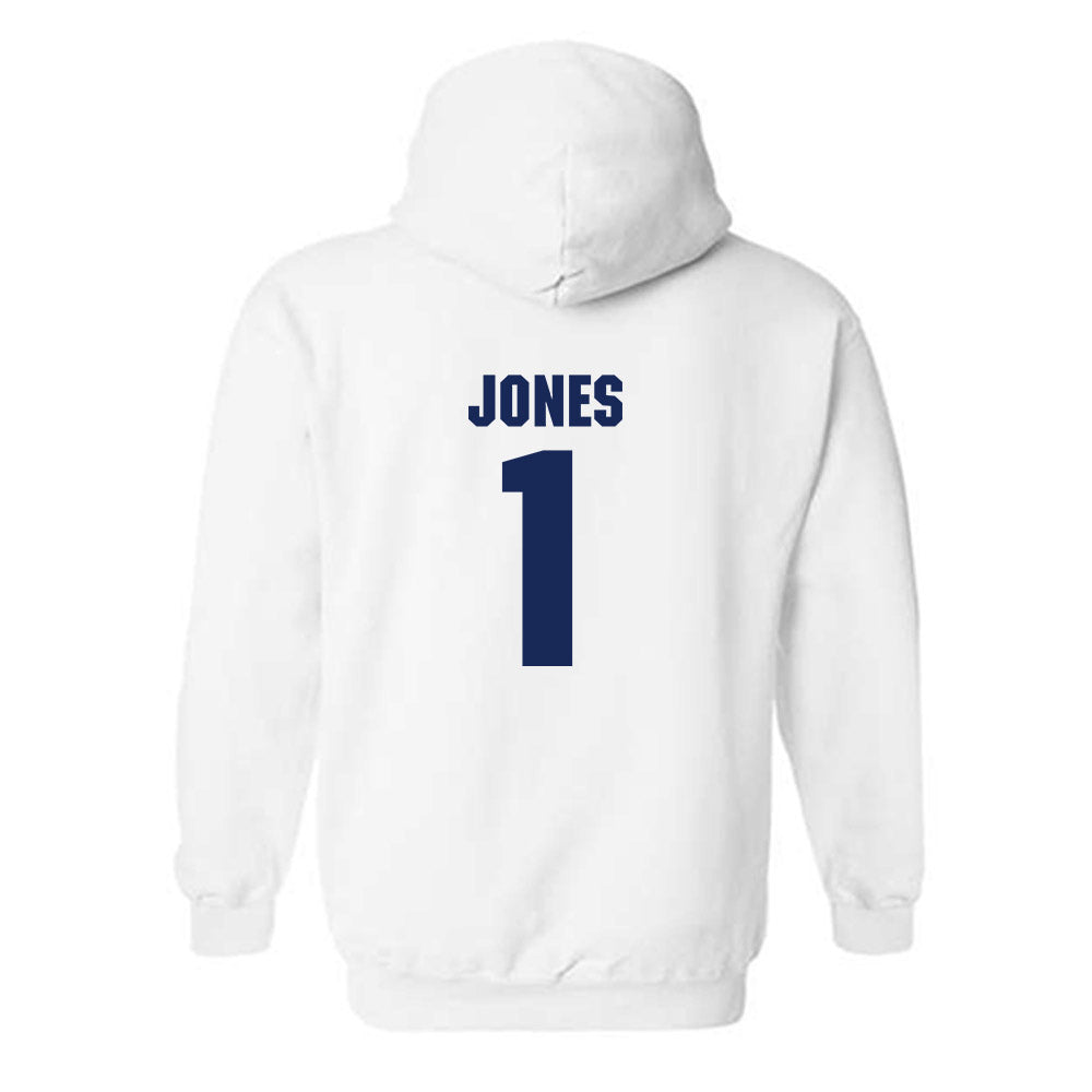 Marquette - NCAA Men's Basketball : Kameron Jones - Sports Shersey Hooded Sweatshirt