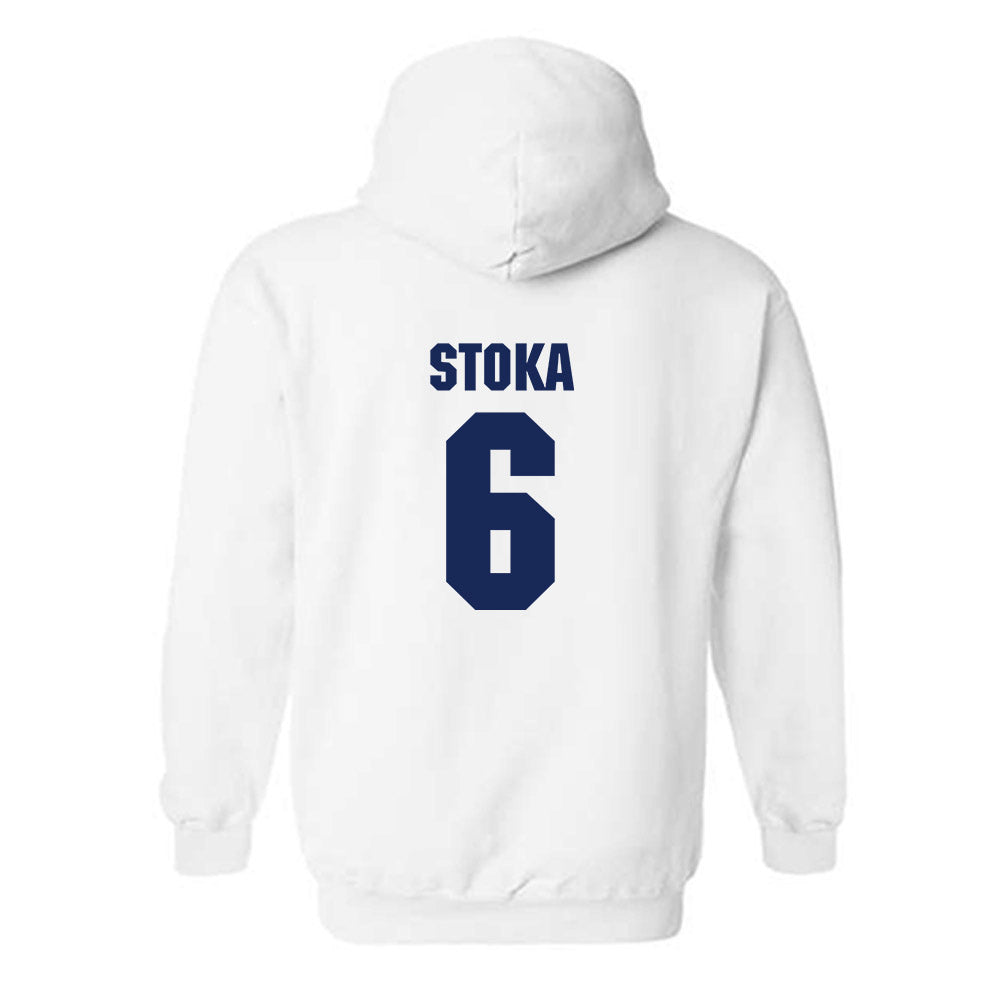 Marquette - NCAA Men's Soccer : Mateo Stoka - Sports Shersey Hooded Sweatshirt-1