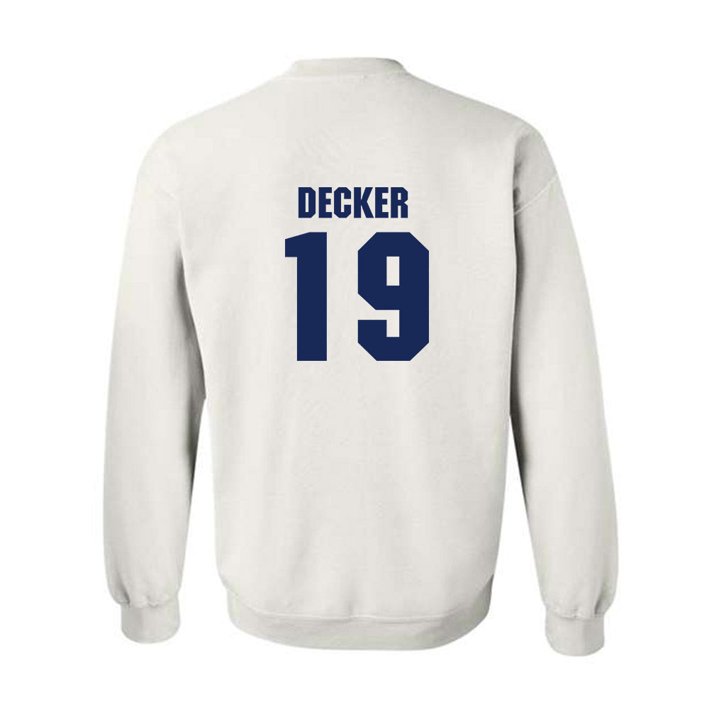 Marquette - NCAA Women's Soccer : Meg Decker - Sports Shersey Crewneck Sweatshirt-1