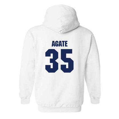 Marquette - NCAA Women's Lacrosse : Eliza Agate - Sports Shersey Hooded Sweatshirt-1