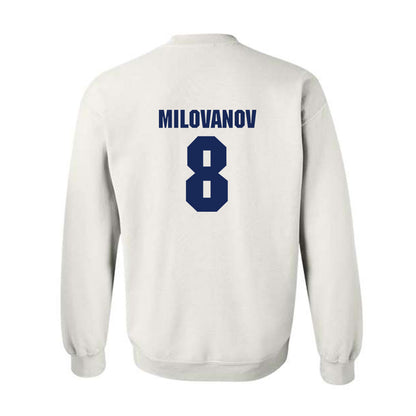 Marquette - NCAA Men's Soccer : Justin Milovanov - Sports Shersey Crewneck Sweatshirt-1