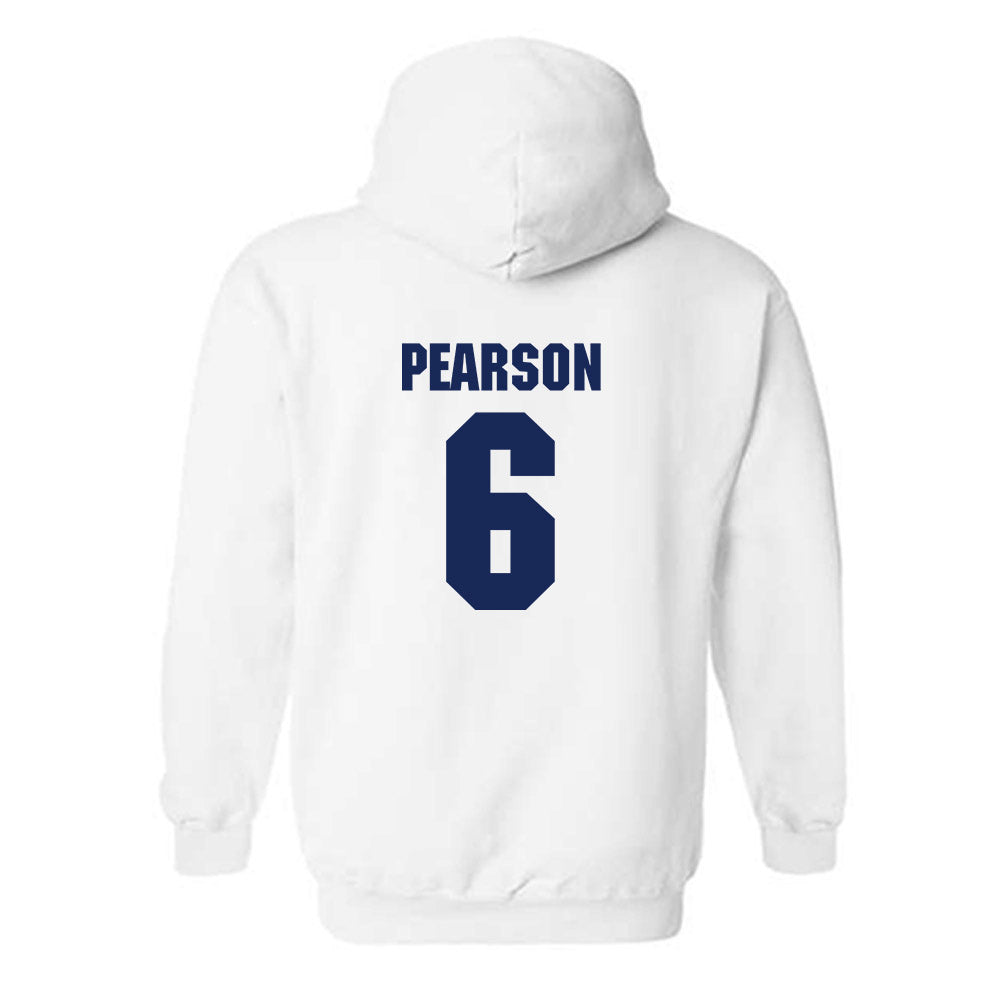Marquette - NCAA Men's Basketball : Sheek Pearson - Sports Shersey Hooded Sweatshirt-1