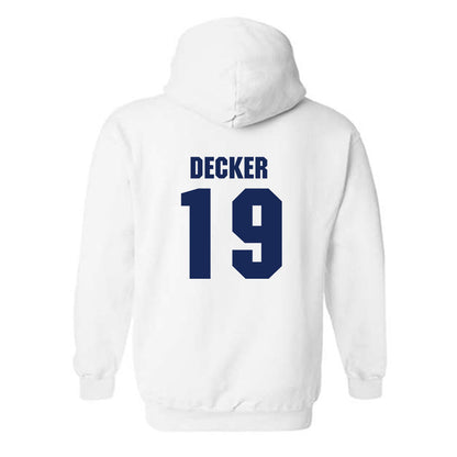 Marquette - NCAA Women's Soccer : Meg Decker - Sports Shersey Hooded Sweatshirt-1