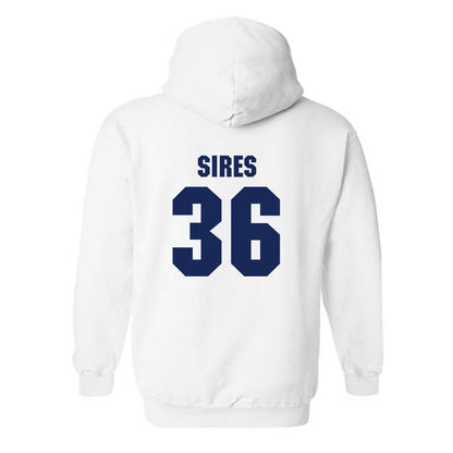 Marquette - NCAA Men's Lacrosse : Ronald Sires - Sports Shersey Hooded Sweatshirt-1