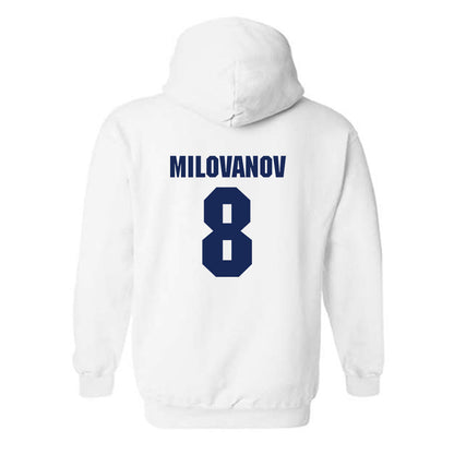 Marquette - NCAA Men's Soccer : Justin Milovanov - Sports Shersey Hooded Sweatshirt-1
