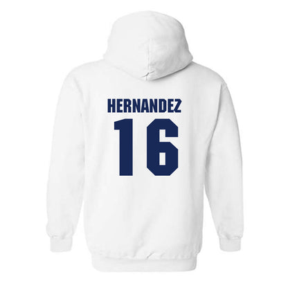 Marquette - NCAA Women's Soccer : Olivia Hernandez - Sports Shersey Hooded Sweatshirt-1