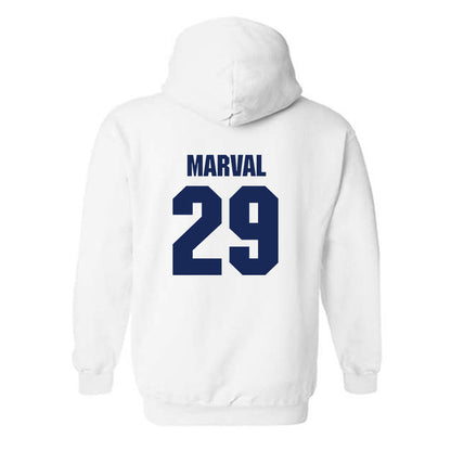 Marquette - NCAA Women's Lacrosse : Jasmine Marval - Sports Shersey Hooded Sweatshirt