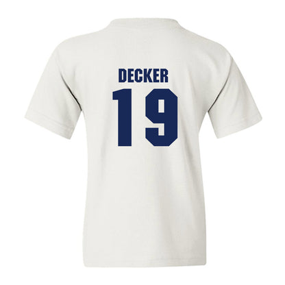 Marquette - NCAA Women's Soccer : Meg Decker - Sports Shersey Youth T-Shirt-1
