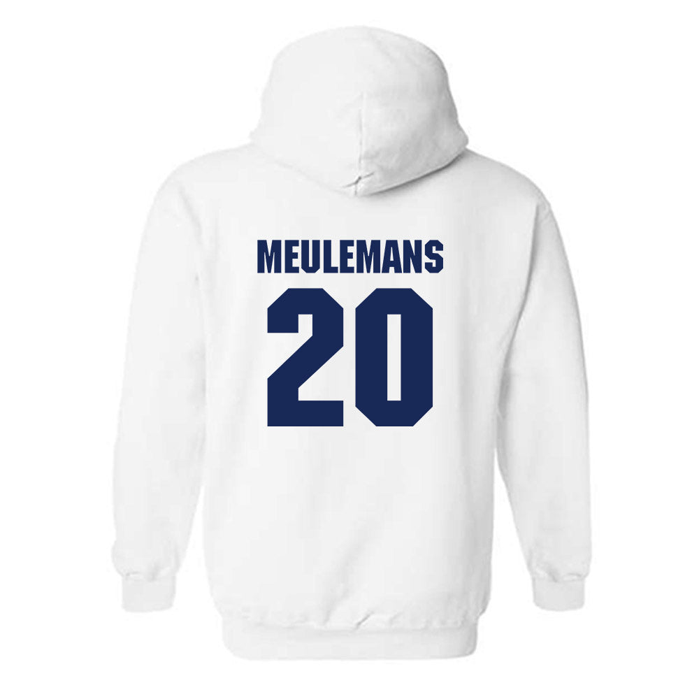 Marquette - NCAA Women's Basketball : Jordan Meulemans - Sports Shersey Hooded Sweatshirt-1
