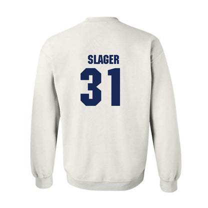 Marquette - NCAA Men's Lacrosse : Adam Slager - Sports Shersey Crewneck Sweatshirt