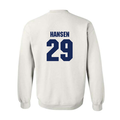 Marquette - NCAA Women's Lacrosse : Megan Hansen - Sports Shersey Crewneck Sweatshirt-1