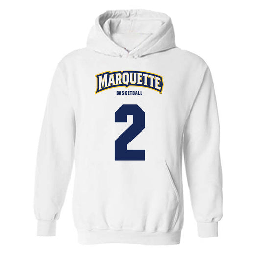 Marquette - NCAA Women's Basketball : Jaidynn Mason - Sports Shersey Hooded Sweatshirt-0