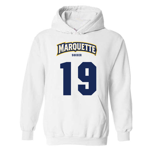 Marquette - NCAA Women's Soccer : Haley Christianson - Sports Shersey Hooded Sweatshirt