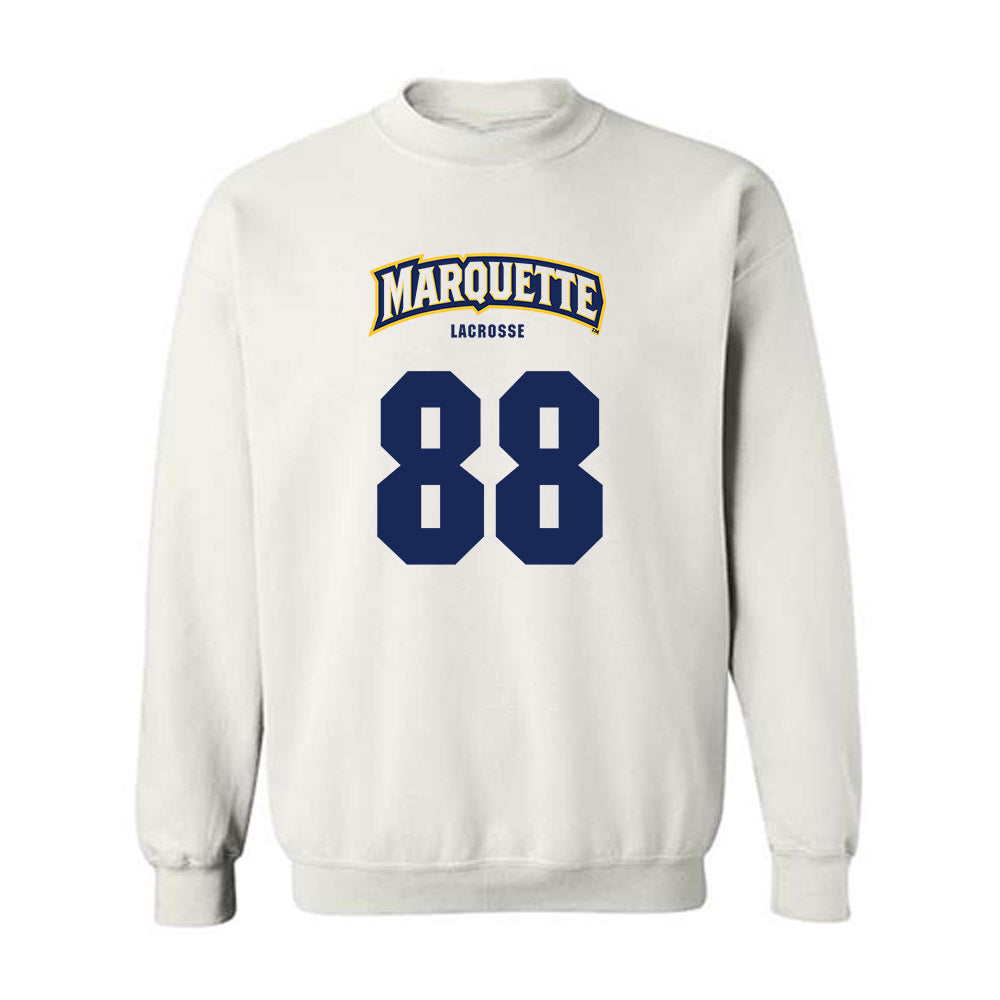 Marquette - NCAA Men's Lacrosse : Scott Michaud - Sports Shersey Crewneck Sweatshirt-0