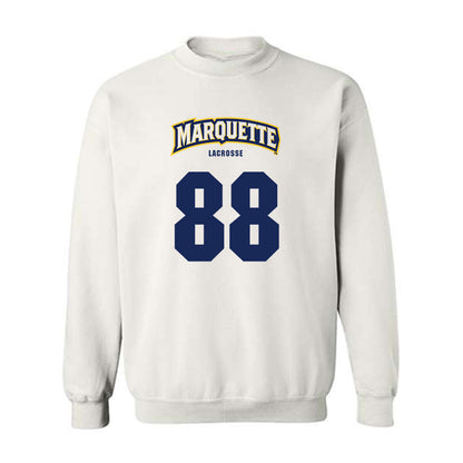 Marquette - NCAA Men's Lacrosse : Scott Michaud - Sports Shersey Crewneck Sweatshirt-0