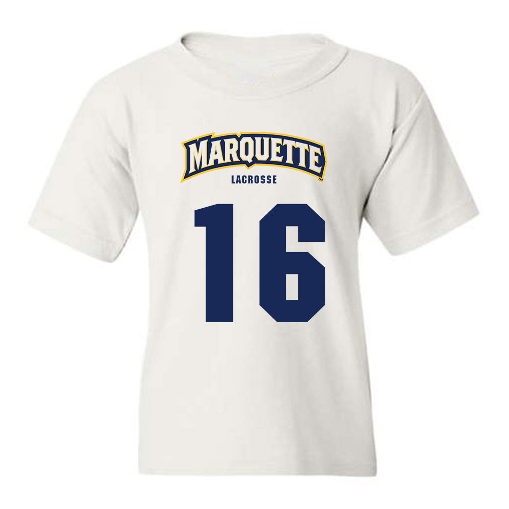 Marquette - NCAA Men's Lacrosse : Nolan Rappis - Sports Shersey Youth T-Shirt