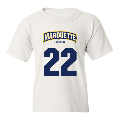 Marquette - NCAA Men's Lacrosse : Will Foster - Sports Shersey Youth T-Shirt