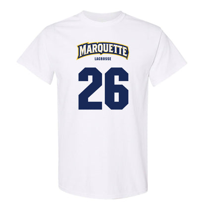 Marquette - NCAA Men's Lacrosse : Hayden Hiltz - Sports Shersey T-Shirt