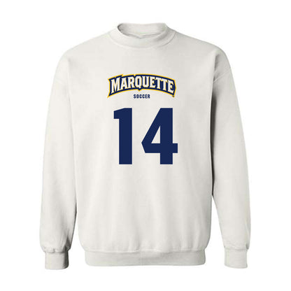 Marquette - NCAA Men's Soccer : Matthew Iriarte - Sports Shersey Crewneck Sweatshirt