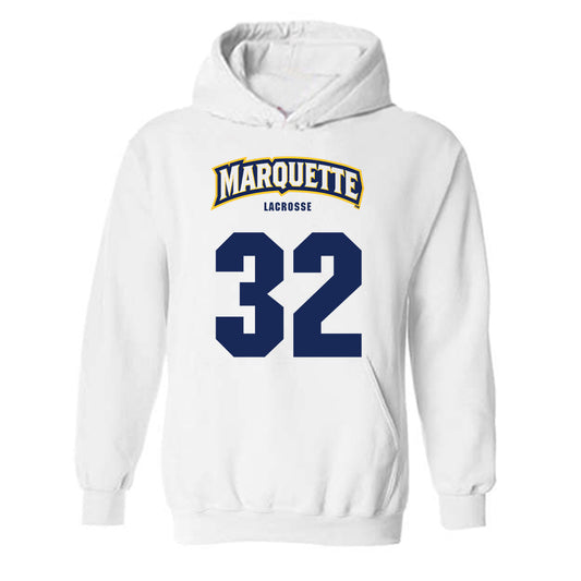 Marquette - NCAA Women's Lacrosse : Taylor Alexander - Sports Shersey Hooded Sweatshirt