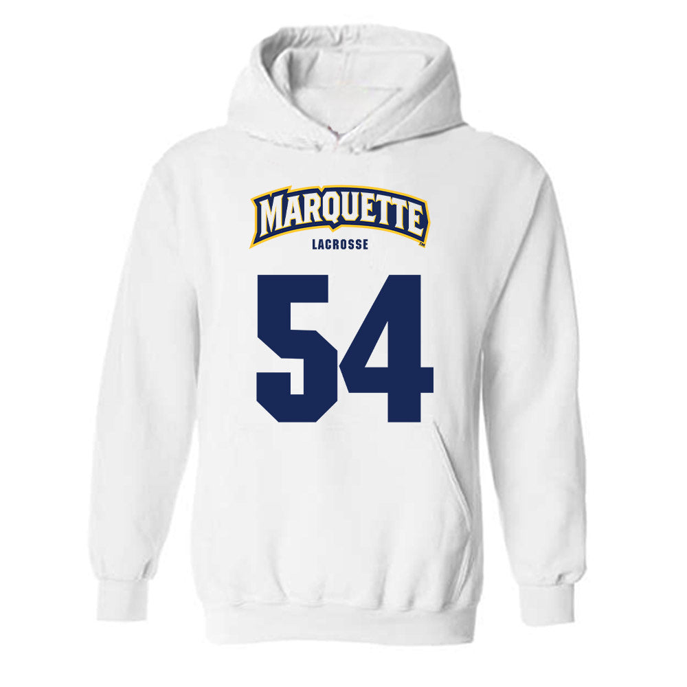 Marquette - NCAA Men's Lacrosse : Dylan Duerring - Sports Shersey Hooded Sweatshirt-0