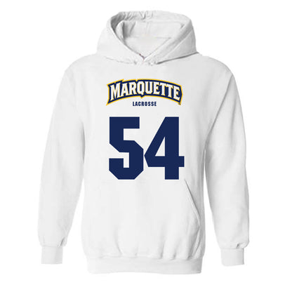 Marquette - NCAA Men's Lacrosse : Dylan Duerring - Sports Shersey Hooded Sweatshirt-0