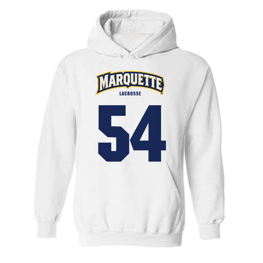 Marquette - NCAA Men's Lacrosse : Dylan Duerring - Sports Shersey Hooded Sweatshirt-0