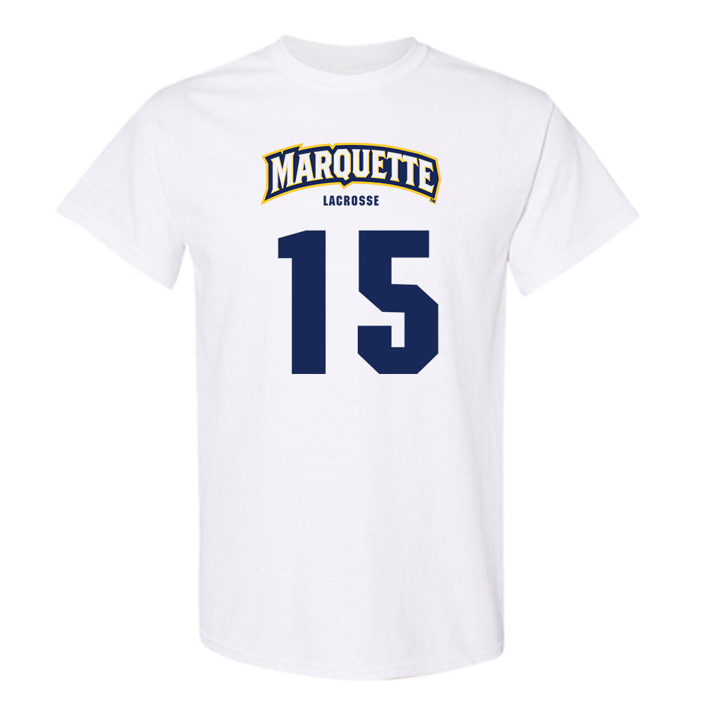 Marquette - NCAA Men's Lacrosse : Matt Hamill - Sports Shersey T-Shirt-0