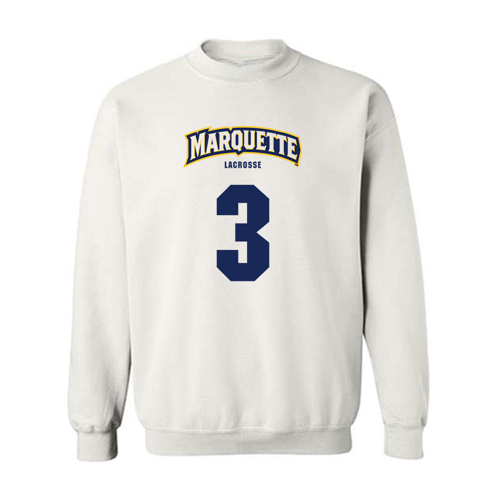 Marquette - NCAA Women's Lacrosse : Tessa Boehm - Sports Shersey Crewneck Sweatshirt-0