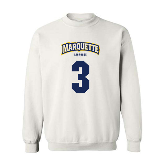 Marquette - NCAA Women's Lacrosse : Tessa Boehm - Sports Shersey Crewneck Sweatshirt-0