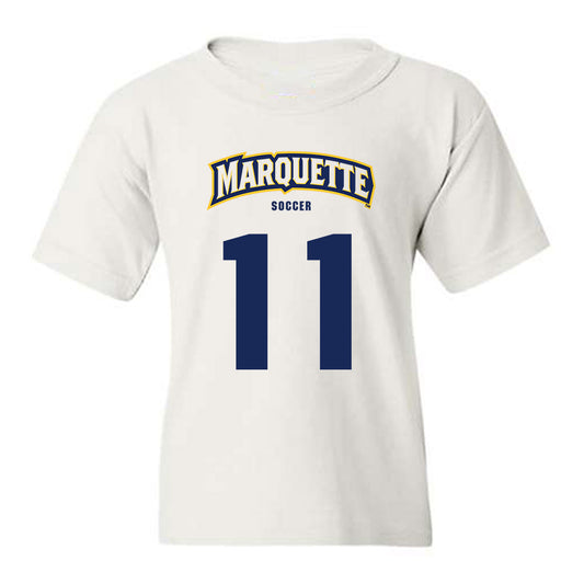 Marquette - NCAA Women's Soccer : Paige Dziedzic - Sports Shersey Youth T-Shirt-0