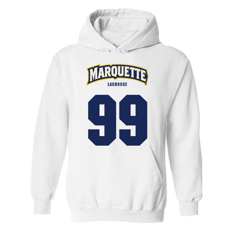 Marquette - NCAA Men's Lacrosse : jake Bair - Sports Shersey Hooded Sweatshirt