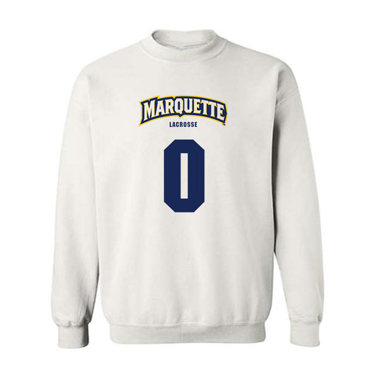 Marquette - NCAA Men's Lacrosse : Ty Ambush - Sports Shersey Crewneck Sweatshirt-0