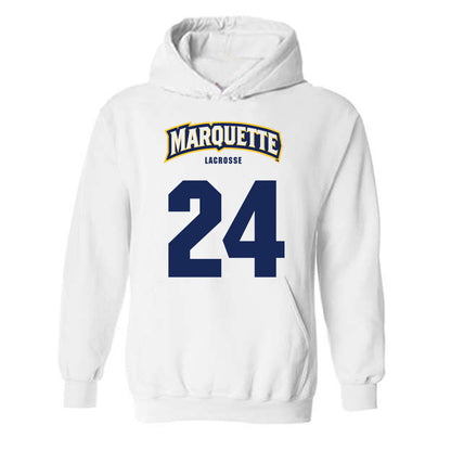 Marquette - NCAA Women's Lacrosse : Sofia Santana - Sports Shersey Hooded Sweatshirt