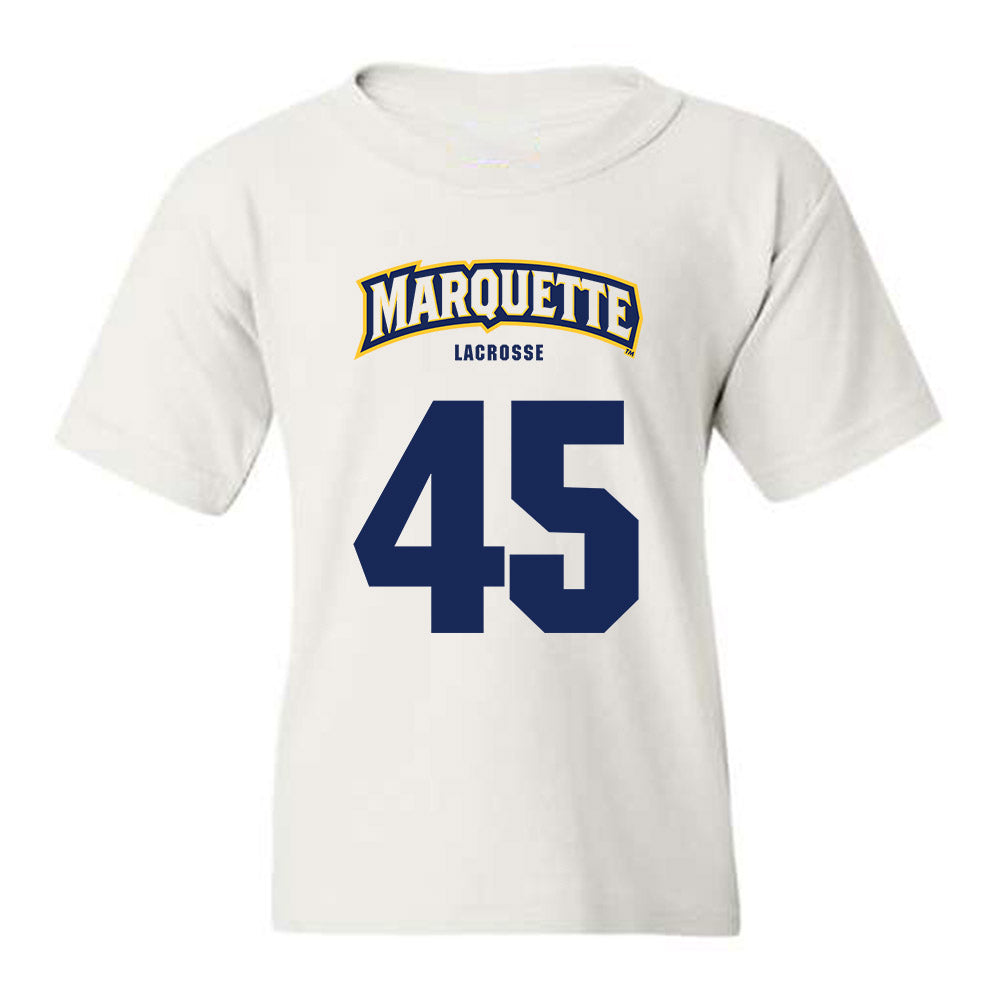 Marquette - NCAA Men's Lacrosse : Lucas Lawas - Sports Shersey Youth T-Shirt