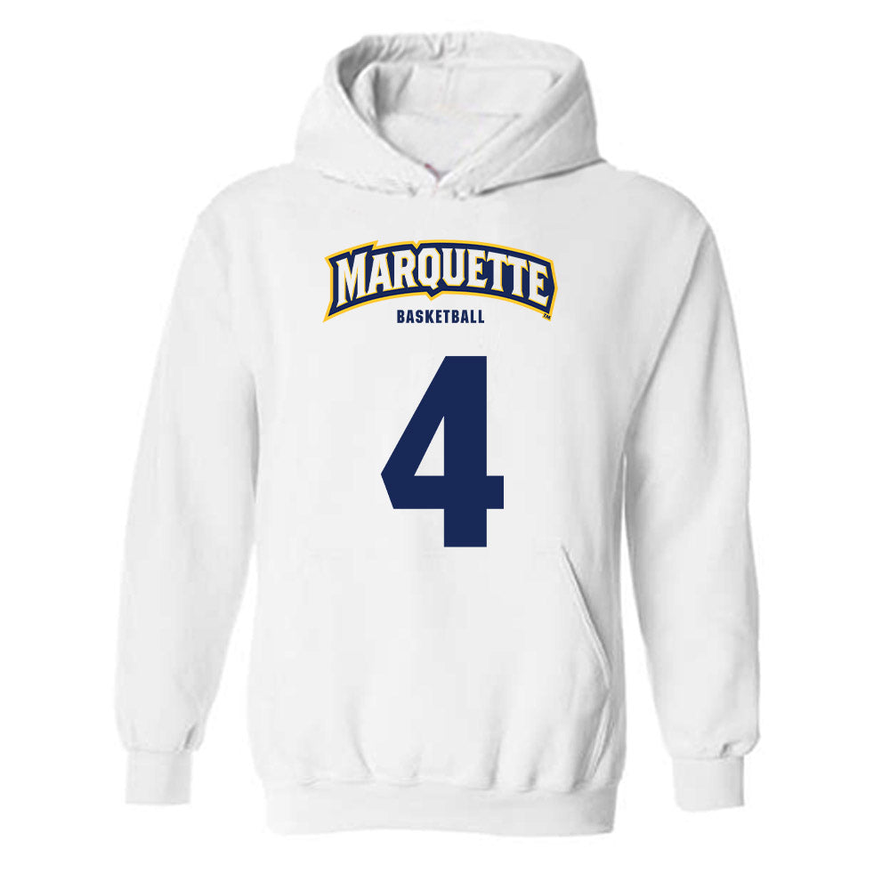 Marquette - NCAA Men's Basketball : Stephen Stevie Mitchell - Sports Shersey Hooded Sweatshirt