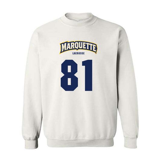 Marquette - NCAA Men's Lacrosse : Nolan Garcia - Sports Shersey Crewneck Sweatshirt