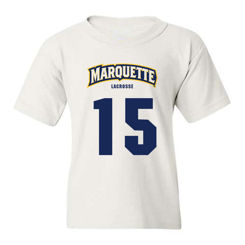 Marquette - NCAA Men's Lacrosse : Matt Hamill - Sports Shersey Youth T-Shirt-0