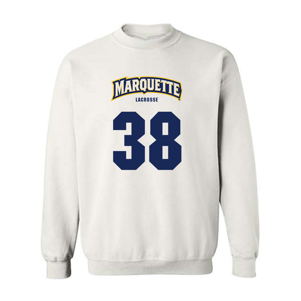 Marquette - NCAA Men's Lacrosse : Quinn Warwick - Sports Shersey Crewneck Sweatshirt