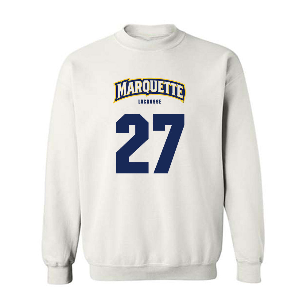 Marquette - NCAA Women's Lacrosse : Jillian Howell - Sports Shersey Crewneck Sweatshirt-0