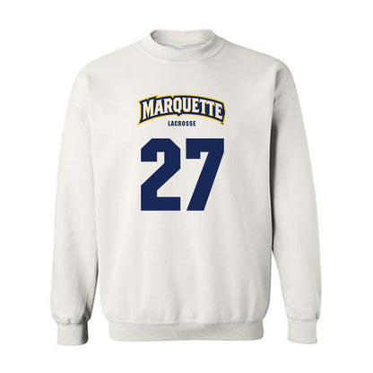 Marquette - NCAA Women's Lacrosse : Jillian Howell - Sports Shersey Crewneck Sweatshirt-0