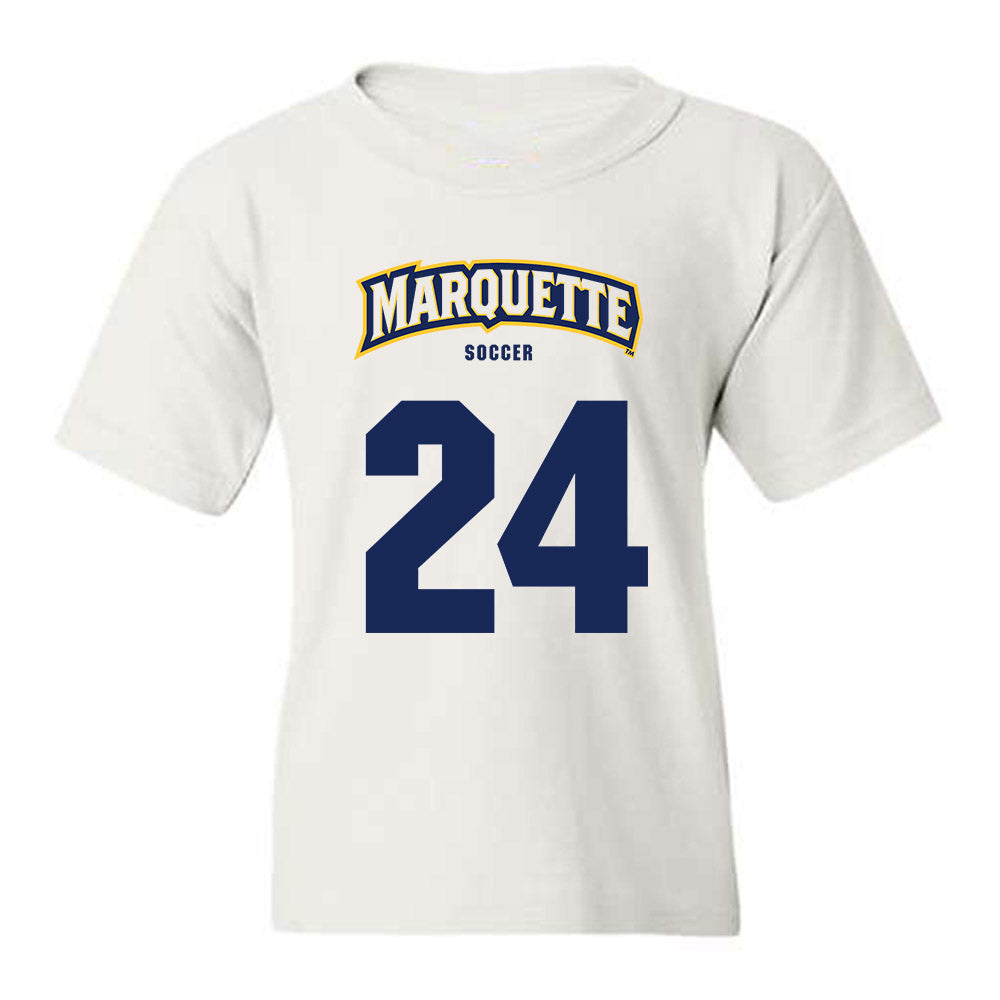 Marquette - NCAA Men's Soccer : Gabriel Miranda - Sports Shersey Youth T-Shirt-0
