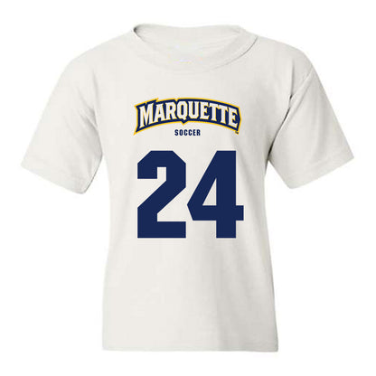 Marquette - NCAA Men's Soccer : Gabriel Miranda - Sports Shersey Youth T-Shirt-0