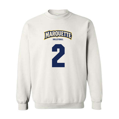 Marquette - NCAA Women's Volleyball : Molly Berezowitz - Sports Shersey Crewneck Sweatshirt