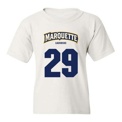 Marquette - NCAA Women's Lacrosse : Jasmine Marval - Sports Shersey Youth T-Shirt