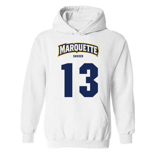 Marquette - NCAA Women's Soccer : Adrianna Alberts - Sports Shersey Hooded Sweatshirt