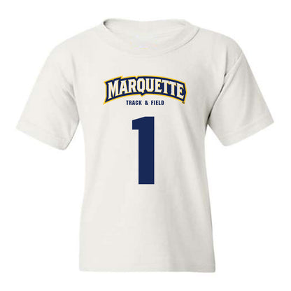 Marquette - NCAA Men's Track & Field : Brandon Ngosong - Sports Shersey Youth T-Shirt